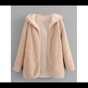 Reversible Sherpa Jacket - Zaful